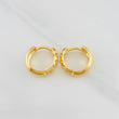 Candongas Ponsy 3.25g / 1/2 in Oro Amarillo 18K