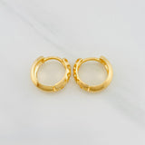 Candongas Ponsy 3.25g / 1/2 in Oro Amarillo 18K