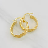 Candongas Lary 2.85g / 3/4 in Oro Amarillo 18K