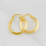 Candongas Clau 2.1g / 1 in Oro Amarillo 18K