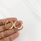 Candongas Clau 2.1g / 1 in Oro Amarillo 18K