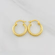 Candongas Cleo 1.1g / 1/2 in Oro Amarillo 18K
