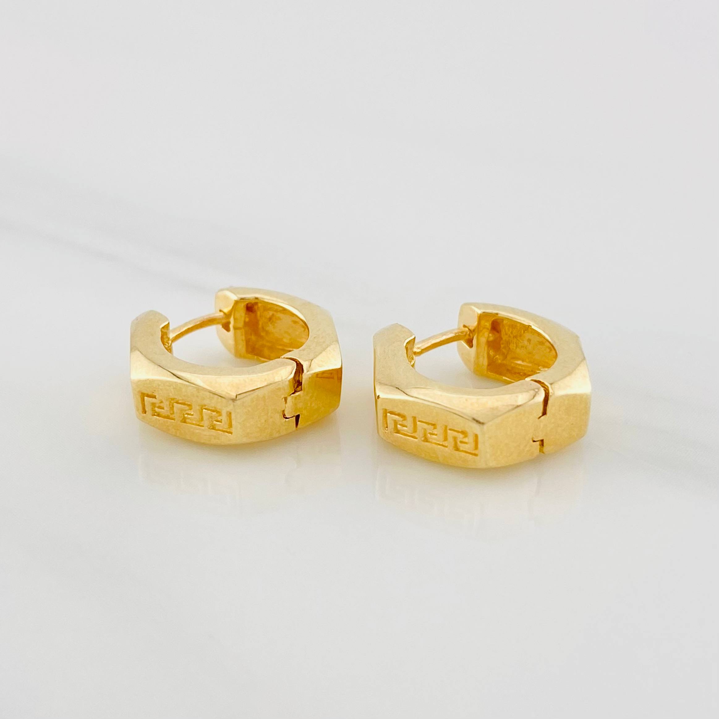 Candongas Tribal 4g / 1/2 in Oro Amarillo 18K