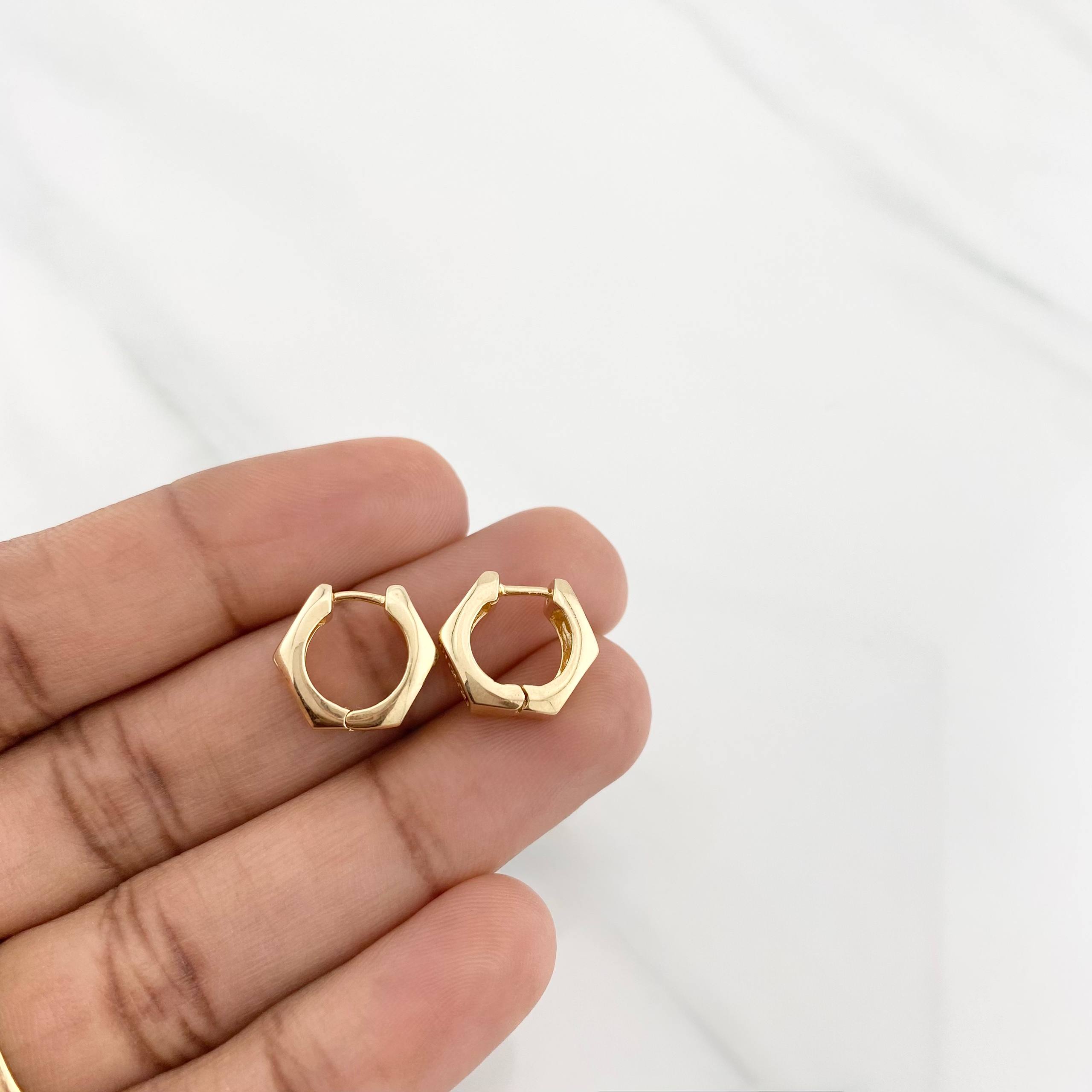 Candongas Tribal 4g / 1/2 in Oro Amarillo 18K