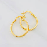 Candongas Miku Punteada 1.85g / 3/4 in Oro Amarillo 18K