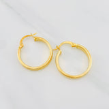 Candongas Miku Punteada 1.85g / 3/4 in Oro Amarillo 18K