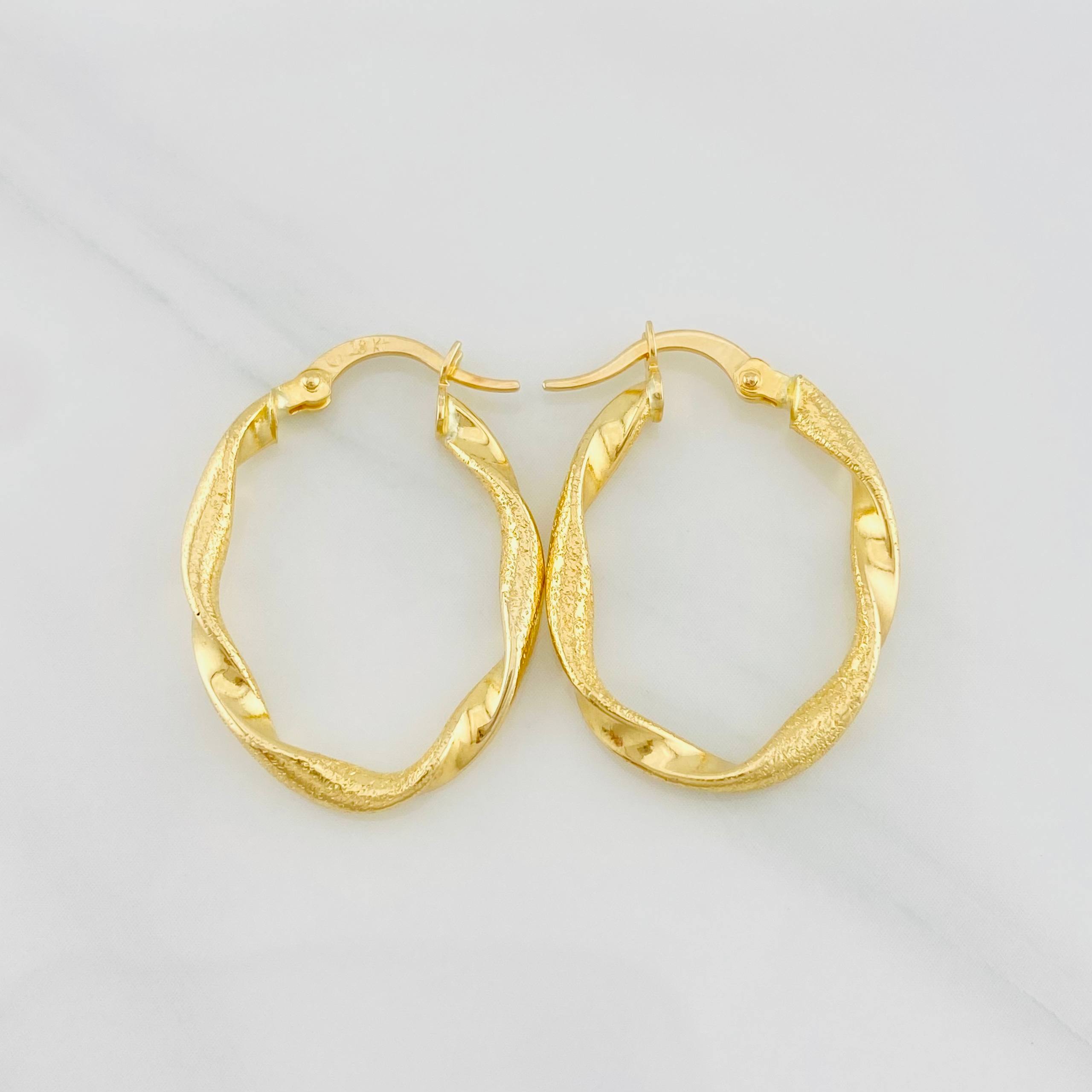 Candongas Judi 1.75g / 1 in Oro Amarillo 18K
