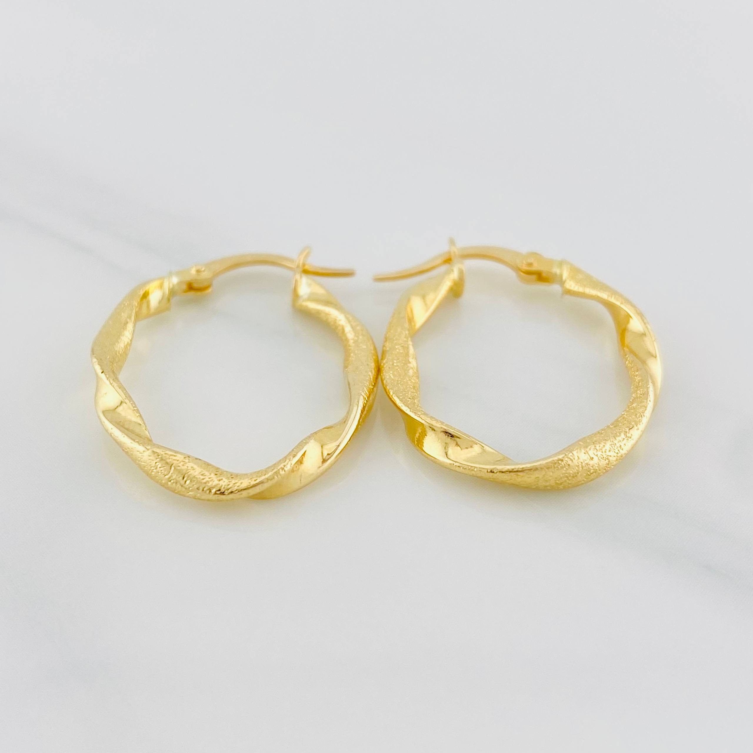 Candongas Judi 1.75g / 1 in Oro Amarillo 18K