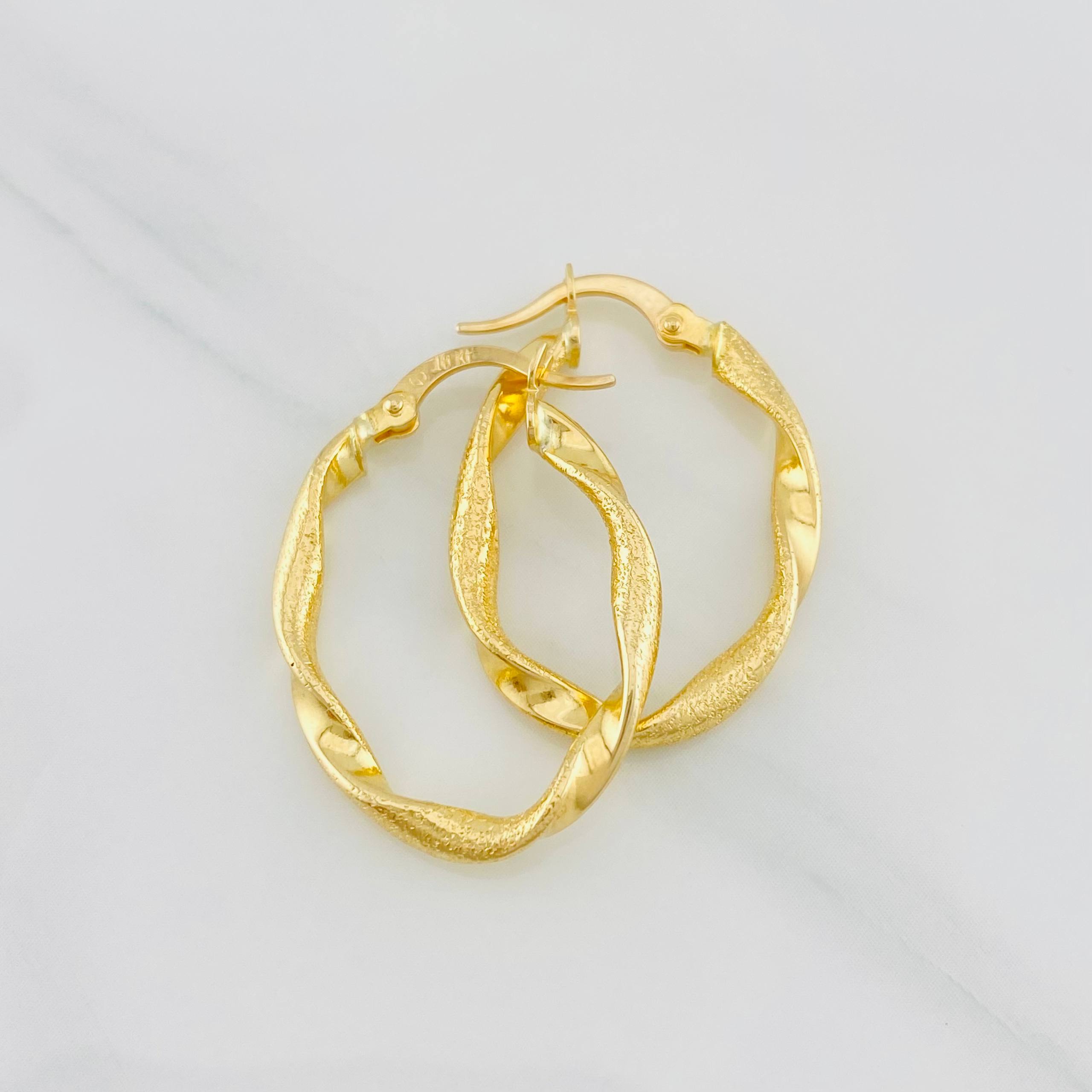 Candongas Judi 1.75g / 1 in Oro Amarillo 18K