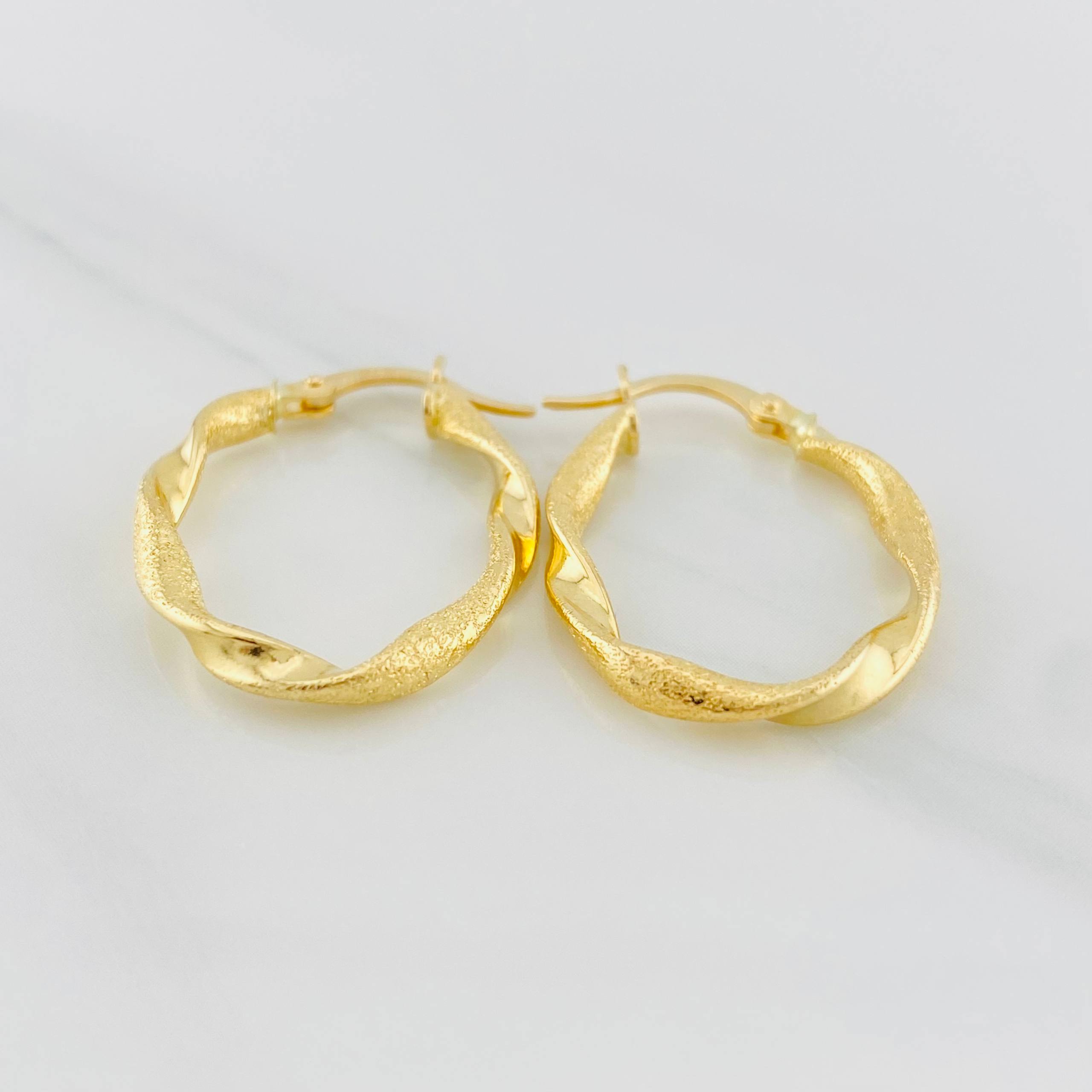 Candongas Judi 1.8g / 1 in Oro Amarillo 18K