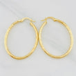 Candongas Lucero Ovaladas 1.95g / 1 1/2 in Oro Amarillo 18K