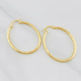 Candongas Lucero Ovaladas 1.95g / 1 1/2 in Oro Amarillo 18K