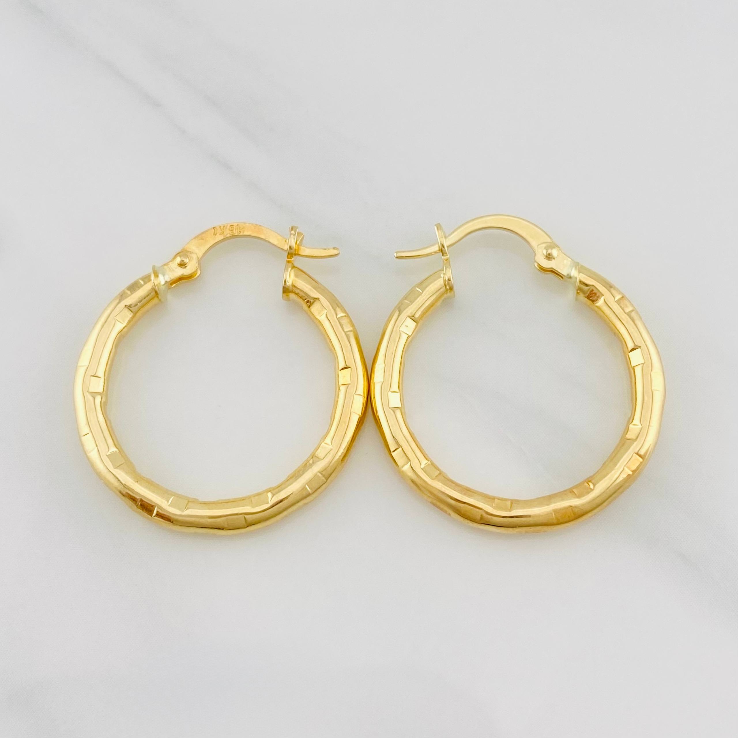 Candongas Lucero 2.1g / 1 in Oro Amarillo 18K