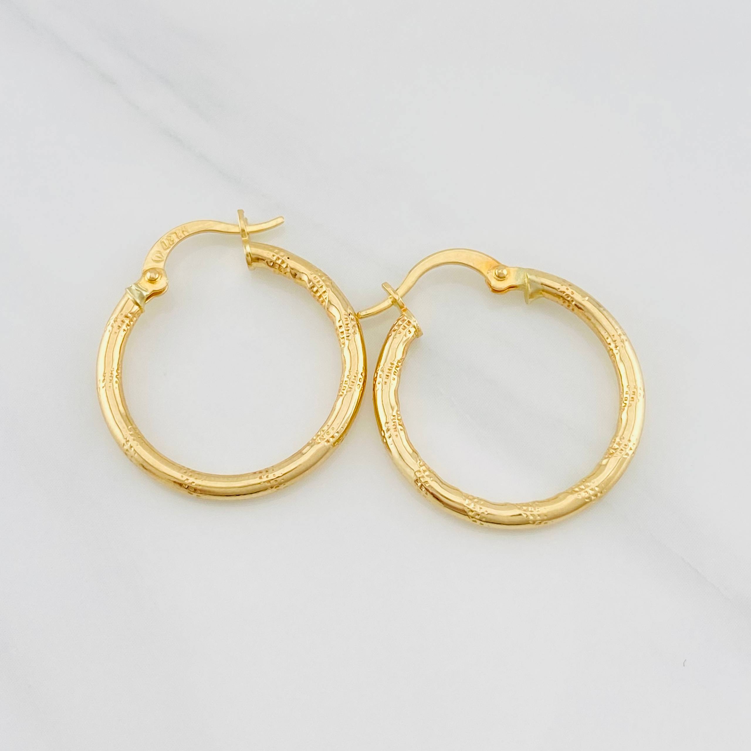 Candongas Melsi 1.5g / 1 in Oro Amarillo 18K