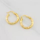 Candongas Kari 2.1g / 3/4 in Oro Amarillo 18K