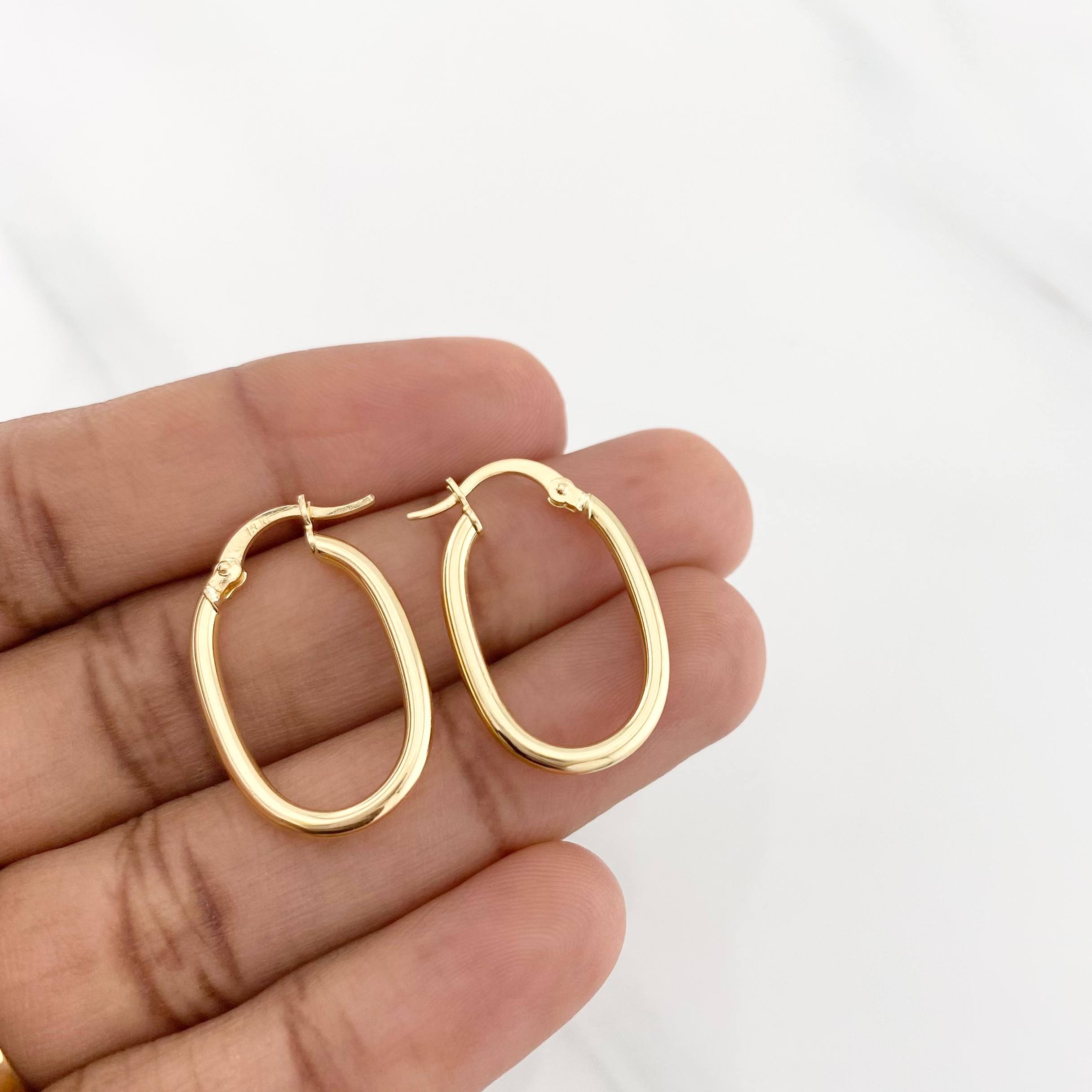 Candongas Mary Lisa 1.5g / 1 in Oro Amarillo 18K