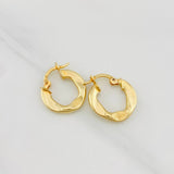 Candongas Triana 1.55g / 3/4 in Oro Amarillo 18K