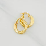 Candongas Triana 1.55g / 3/4 in Oro Amarillo 18K