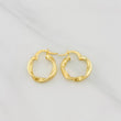 Candongas Asby 1.3g / 3/4 in Oro Amarillo 18K