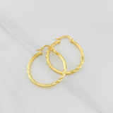 Candongas Megan 1.8g / 1 in Oro Amarillo 18K