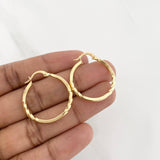 Candongas Megan 1.8g / 1 in Oro Amarillo 18K