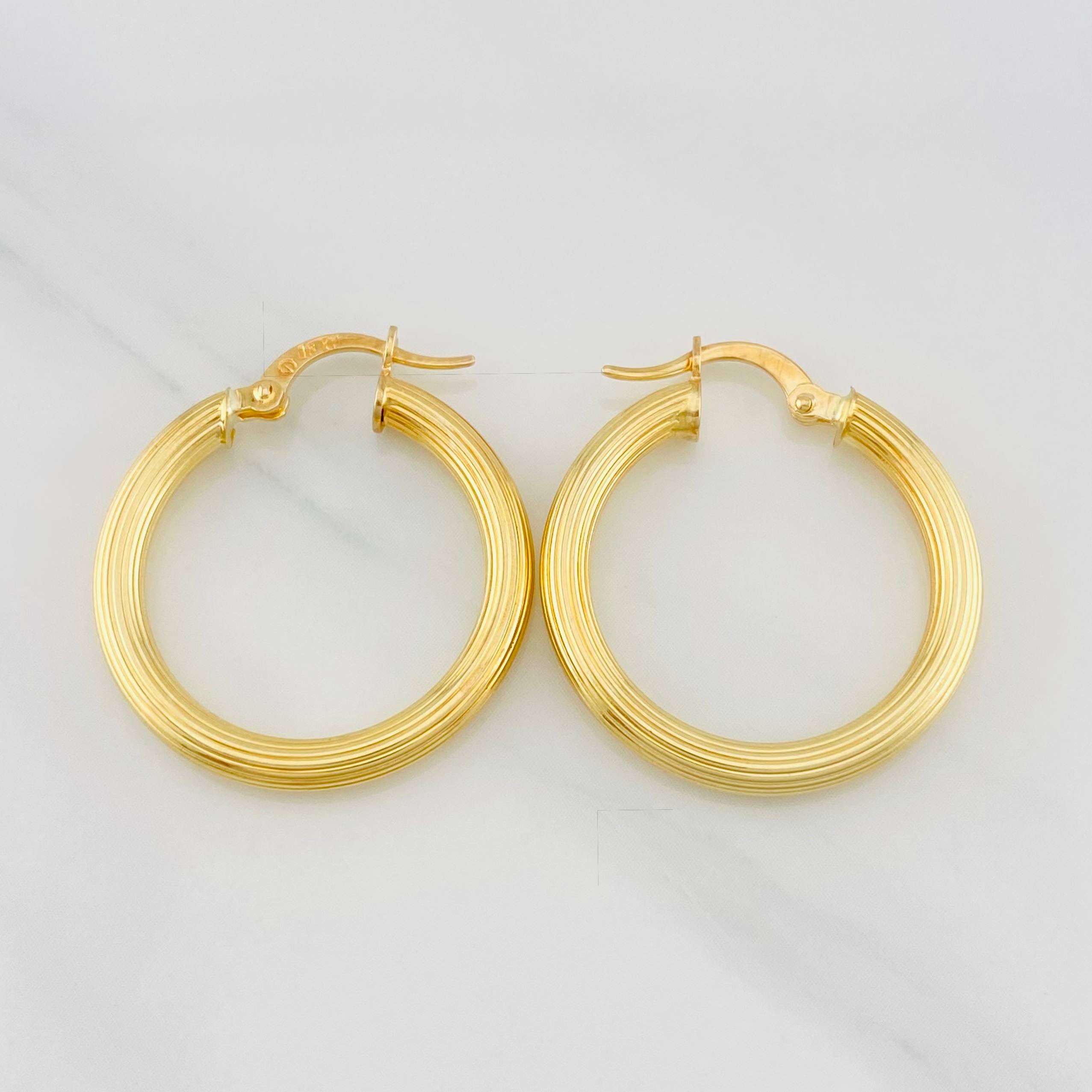 Candongas Cyrene 2.65g / 1 in Oro Amarillo 18K