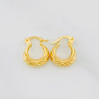 Candongas Bolso 1.2g / 1/2 in Oro Amarillo 18K