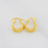 Candongas Bolso 1.2g / 1/2 in Oro Amarillo 18K