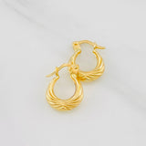 Candongas Bolso 1.2g / 1/2 in Oro Amarillo 18K