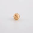 Diamond Cut Bead 7mm 18K Rose Gold