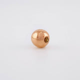 Bead Plain 7mm Rose Gold 18K