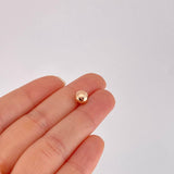 Bead Plain 7mm Rose Gold 18K