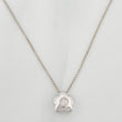 Cadena Flor Diamante 3pts 2.9g / 18 in / 0.65mm Oro Blanco 18K