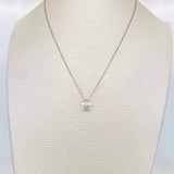 Cadena Flor Diamante 3pts 2.9g / 18 in / 0.65mm Oro Blanco 18K