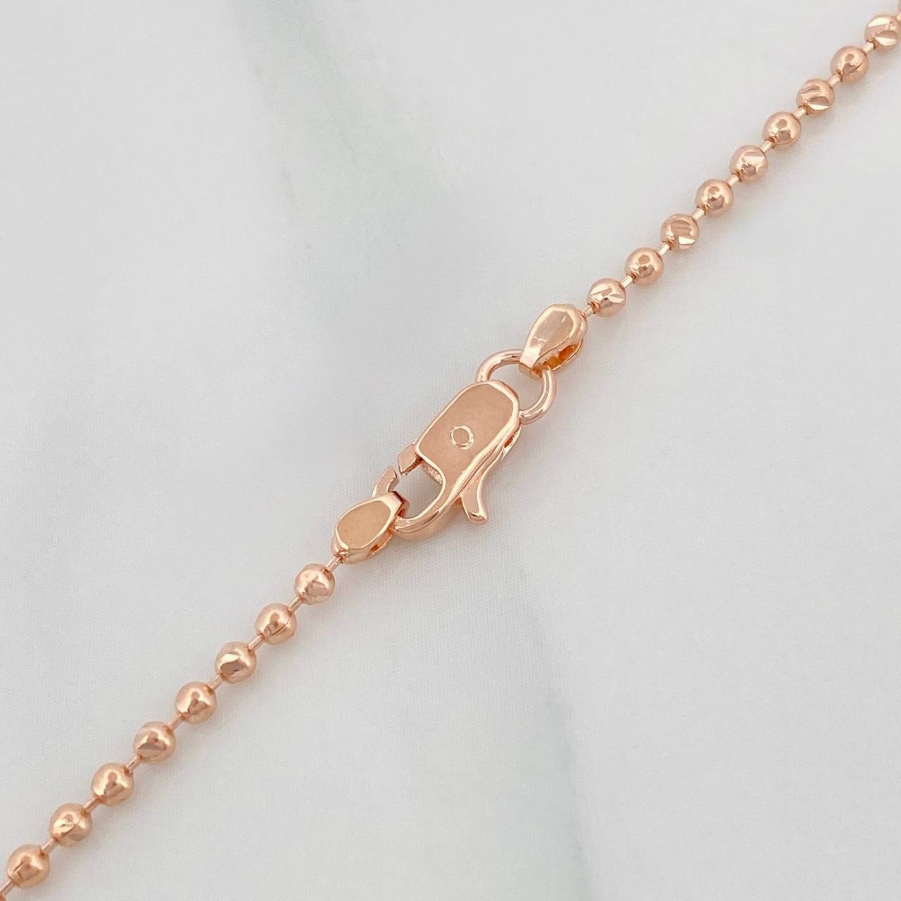 Pulso Militar 2.45g / 7 in / 1.7mm Oro Rosa 18K