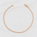 Pulso Militar 2.45g / 7 in / 1.7mm Oro Rosa 18K
