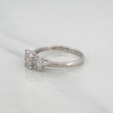 Trio Diamond Ring 42pts 2.55g / T6 1/2 18K White Gold
