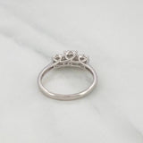 Trio Diamond Ring 42pts 2.55g / T6 1/2 18K White Gold