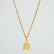 Rope Chain Set + Horse Shoe Pendant / 1.7gr / 23 3/4 in 18K Yellow Gold