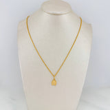Rope Chain Set + Horse Shoe Pendant / 1.7gr / 23 3/4 in 18K Yellow Gold