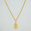 Set Rope Chain + Pendant Virgin Guadalupe / 1.5gr / 19 1/2 in Yellow Gold 18K