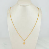 Set Rope Chain + Star Pendant / 1.3gr / 19 3/4 in 18K Yellow Gold