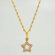 Rope Chain Set + Star Silhouette Pendant / 1.7gr / 19 3/4 in 18K Yellow Gold