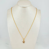 Rope Chain Set + Star Silhouette Pendant / 1.7gr / 19 3/4 in 18K Yellow Gold