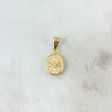 Pendant Holy Spirit 0.5gr / 0.7in / Die-cut 18K Yellow Gold ©