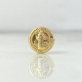 Herraje San Benito 0.6gr / 1/2 in / Oro Amarillo 18K !