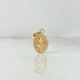 Pendant Holy Spirit 0.5gr / 0.7in / Die-cut 18K Yellow Gold ©