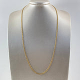 Cuban Links 5.55gr / 23.6in / 18K Gold +1$