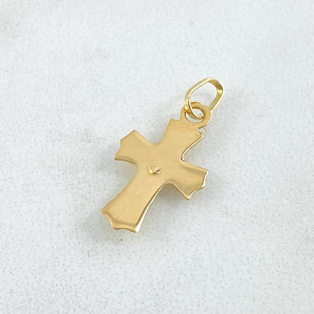 Pendant Christ Cross 0.55gr / 2cm / 18K Gold ©