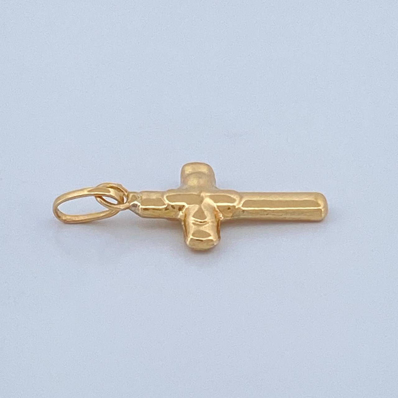 Dije Cruz 0.25gr / 3/4 in / Oro Amarillo 18K $